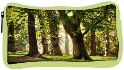 

Snoogg Eco Friendly Canvas Blossom Forest Designer Student Pen Pencil Case Coin Purse Pouch Cosmetic Makeup Bag (GREEN) Pouch(Multicolor)