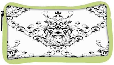 

Snoogg Eco Friendly Canvas V Shaped Pattern Designer Student Pen Pencil Case Coin Purse Pouch Cosmetic Makeup Bag (GREEN) Pouch(Multicolor)