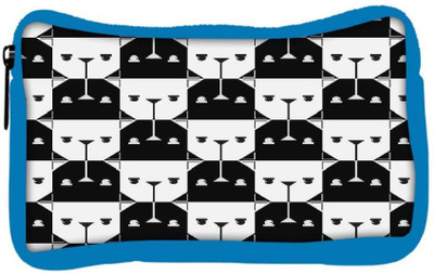 

Snoogg Eco Friendly Canvas Opposite Faces Designer Student Pen Pencil Case Coin Purse Pouch Cosmetic Makeup Bag (BLUE) Pouch(Multicolor)