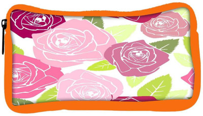 

Snoogg Eco Friendly Canvas Multicolor Roses Designer Student Pen Pencil Case Coin Purse Pouch Cosmetic Makeup Bag (ORANGE) Pouch(Multicolor)