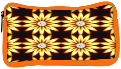 

Snoogg Eco Friendly Canvas Yellow Sunflower Designer Student Pen Pencil Case Coin Purse Pouch Cosmetic Makeup Bag (ORANGE) Pouch(Multicolor)