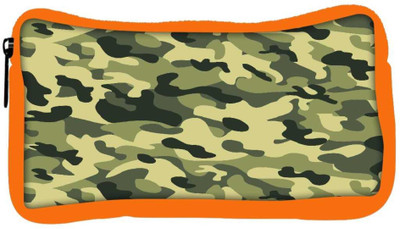 

Snoogg Eco Friendly Canvas Camo Green Military 2764 Student Pen Pencil Case Coin Purse Pouch Cosmetic Makeup Bag (ORANGE) Pouch(Multicolor)
