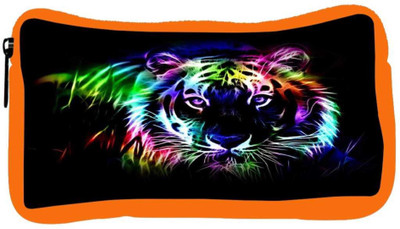 

Snoogg Eco Friendly Canvas Neon Tiger Outline 2669 Student Pen Pencil Case Coin Purse Pouch Cosmetic Makeup Bag (ORANGE) Pouch(Multicolor)