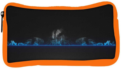 

Snoogg Eco Friendly Canvas Honeycomb Smoke Background Designer Student Pen Pencil Case Coin Purse Pouch Cosmetic Makeup Bag (ORANGE) Pouch(Multicolor)