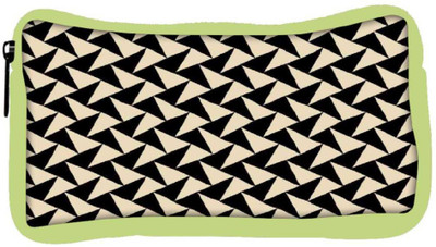 

Snoogg Eco Friendly Canvas Abstract Pattern Student Pen Pencil Case Coin Purse Pouch Cosmetic Makeup Bag (GREEN) Pouch(Multicolor)