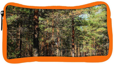 

Snoogg Eco Friendly Canvas Humid Climate Designer Student Pen Pencil Case Coin Purse Pouch Cosmetic Makeup Bag (ORANGE) Pouch(Multicolor)