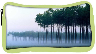 

Snoogg Eco Friendly Canvas Smog And Trees Designer Student Pen Pencil Case Coin Purse Pouch Cosmetic Makeup Bag (GREEN) Pouch(Multicolor)