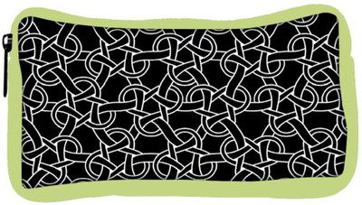 

Snoogg Eco Friendly Canvas Abstract Locks Designer Student Pen Pencil Case Coin Purse Pouch Cosmetic Makeup Bag (GREEN) Pouch(Multicolor)
