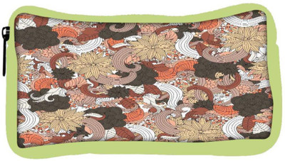 

Snoogg Eco Friendly Canvas Mixed Flower Pattern Designer Student Pen Pencil Case Coin Purse Pouch Cosmetic Makeup Bag (GREEN) Pouch(Multicolor)
