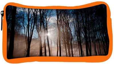 

Snoogg Eco Friendly Canvas Long Trees Designer Student Pen Pencil Case Coin Purse Pouch Cosmetic Makeup Bag (ORANGE) Pouch(Multicolor)