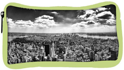 

Snoogg Eco Friendly Canvas Black And White New York City Designer Student Pen Pencil Case Coin Purse Pouch Cosmetic Makeup Bag (GREEN) Pouch(Multicolor)