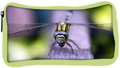 

Snoogg Eco Friendly Canvas Dark Dragonfly Designer Student Pen Pencil Case Coin Purse Pouch Cosmetic Makeup Bag (GREEN) Pouch(Multicolor)