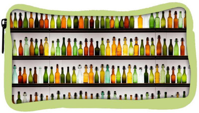 

Snoogg Eco Friendly Canvas Shelf Of Bottles Designer Student Pen Pencil Case Coin Purse Pouch Cosmetic Makeup Bag (GREEN) Pouch(Multicolor)