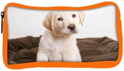 

Snoogg Eco Friendly Canvas Cute Puppy Eyes Wide Designer Student Pen Pencil Case Coin Purse Pouch Cosmetic Makeup Bag (ORANGE) Pouch(Multicolor)