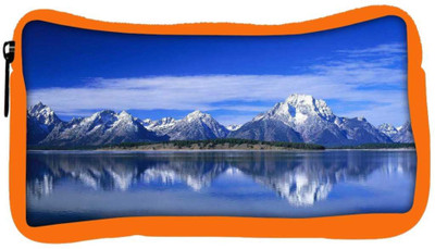 

Snoogg Eco Friendly Canvas White Mountain And Sea Designer Student Pen Pencil Case Coin Purse Pouch Cosmetic Makeup Bag (ORANGE) Pouch(Multicolor)