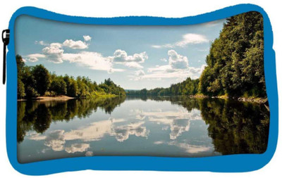 

Snoogg Eco Friendly Canvas Abstract Sea And Trees Designer Student Pen Pencil Case Coin Purse Pouch Cosmetic Makeup Bag (BLUE) Pouch(Multicolor)