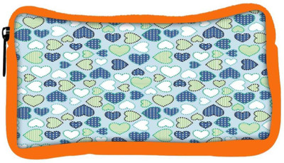 

Snoogg Eco Friendly Canvas Crystals Colourful Student Pen Pencil Case Coin Purse Pouch Cosmetic Makeup Bag (ORANGE) Pouch(Multicolor)