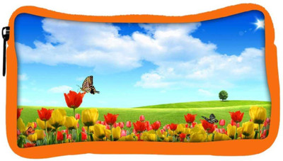 

Snoogg Eco Friendly Canvas Butterfly In Flower Designer Student Pen Pencil Case Coin Purse Pouch Cosmetic Makeup Bag (ORANGE) Pouch(Multicolor)