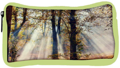 

Snoogg Eco Friendly Canvas White Smoked Forest Designer Student Pen Pencil Case Coin Purse Pouch Cosmetic Makeup Bag (GREEN) Pouch(Multicolor)