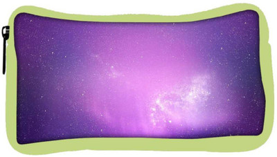 

Snoogg Eco Friendly Canvas Aurora Wallpaper Designer Student Pen Pencil Case Coin Purse Pouch Cosmetic Makeup Bag (GREEN) Pouch(Multicolor)