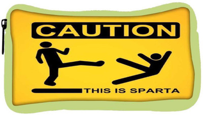 

Snoogg Eco Friendly Canvas This Is Sparta Funny Student Pen Pencil Case Coin Purse Pouch Cosmetic Makeup Bag (GREEN) Pouch(Multicolor)