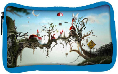 

Snoogg Eco Friendly Canvas Red Roof Small Houses Designer Student Pen Pencil Case Coin Purse Pouch Cosmetic Makeup Bag (BLUE) Pouch(Multicolor)