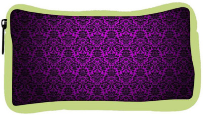 

Snoogg Eco Friendly Canvas Dark Pink Pattern Design Designer Student Pen Pencil Case Coin Purse Pouch Cosmetic Makeup Bag (GREEN) Pouch(Multicolor)