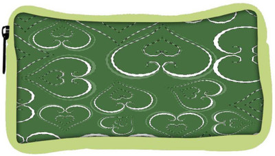 

Snoogg Eco Friendly Canvas White Hearts In Green Designer Student Pen Pencil Case Coin Purse Pouch Cosmetic Makeup Bag (GREEN) Pouch(Multicolor)