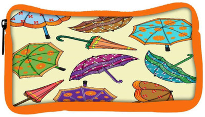

Snoogg Eco Friendly Canvas Abstract Rainy Season Background With Umbrellas Student Pen Pencil Case Coin Purse Pouch Cosmetic Makeup Bag (ORANGE) Pouch(Multicolor)
