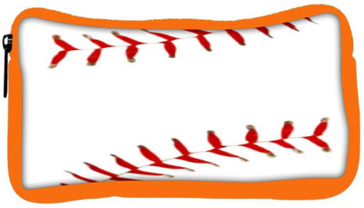 

Snoogg Eco Friendly Canvas Baseball Student Pen Pencil Case Coin Purse Pouch Cosmetic Makeup Bag (ORANGE) Pouch(Multicolor)