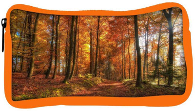 

Snoogg Eco Friendly Canvas Day Time In Forest Designer Student Pen Pencil Case Coin Purse Pouch Cosmetic Makeup Bag (ORANGE) Pouch(Multicolor)