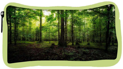 

Snoogg Eco Friendly Canvas Green Forest Designer Student Pen Pencil Case Coin Purse Pouch Cosmetic Makeup Bag (GREEN) Pouch(Multicolor)