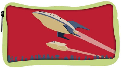 

Snoogg Eco Friendly Canvas Future Jets 2510 Student Pen Pencil Case Coin Purse Pouch Cosmetic Makeup Bag (GREEN) Pouch(Multicolor)