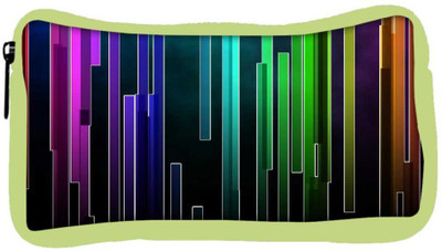 

Snoogg Eco Friendly Canvas Multicolor Rays Designer Student Pen Pencil Case Coin Purse Pouch Cosmetic Makeup Bag (GREEN) Pouch(Multicolor)