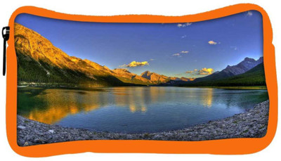 

Snoogg Eco Friendly Canvas River Side Stones Designer Student Pen Pencil Case Coin Purse Pouch Cosmetic Makeup Bag (ORANGE) Pouch(Multicolor)