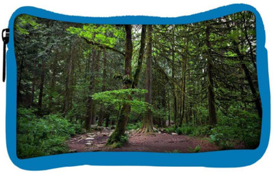 

Snoogg Eco Friendly Canvas Muddy Forest Designer Student Pen Pencil Case Coin Purse Pouch Cosmetic Makeup Bag (BLUE) Pouch(Multicolor)