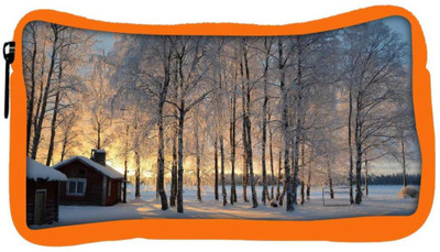 

Snoogg Eco Friendly Canvas House At Night Designer Student Pen Pencil Case Coin Purse Pouch Cosmetic Makeup Bag (ORANGE) Pouch(Multicolor)