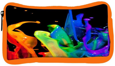 

Snoogg Eco Friendly Canvas Paint Brush Splash Student Pen Pencil Case Coin Purse Pouch Cosmetic Makeup Bag (ORANGE) Pouch(Multicolor)