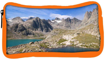 

Snoogg Eco Friendly Canvas Grey Mountain Designer Student Pen Pencil Case Coin Purse Pouch Cosmetic Makeup Bag (ORANGE) Pouch(Multicolor)