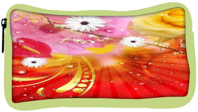

Snoogg Eco Friendly Canvas Fantasy Flowers Background Student Pen Pencil Case Coin Purse Pouch Cosmetic Makeup Bag (GREEN) Pouch(Multicolor)