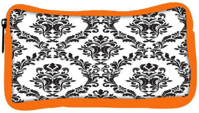 

Snoogg Eco Friendly Canvas Grey Spaced Pattern Designer Student Pen Pencil Case Coin Purse Pouch Cosmetic Makeup Bag (ORANGE) Pouch(Multicolor)