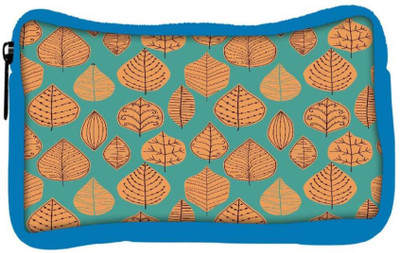 

Snoogg Eco Friendly Canvas Orange Leaves Designer Student Pen Pencil Case Coin Purse Pouch Cosmetic Makeup Bag (BLUE) Pouch(Multicolor)