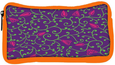 

Snoogg Eco Friendly Canvas Seamless Pattern With Leaf Student Pen Pencil Case Coin Purse Pouch Cosmetic Makeup Bag (ORANGE) Pouch(Multicolor)
