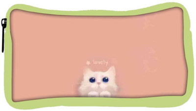 

Snoogg Eco Friendly Canvas I Am Lovely Student Pen Pencil Case Coin Purse Pouch Cosmetic Makeup Bag (GREEN) Pouch(Multicolor)