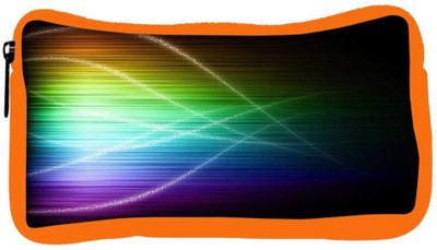 

Snoogg Eco Friendly Canvas Multicolor Abstract Design Designer Student Pen Pencil Case Coin Purse Pouch Cosmetic Makeup Bag (ORANGE) Pouch(Multicolor)