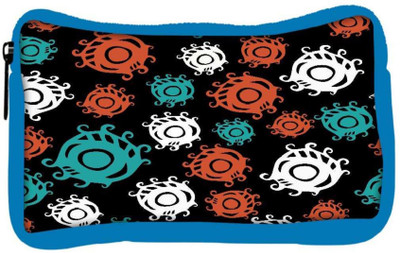 

Snoogg Eco Friendly Canvas Colorful Circles Designer Student Pen Pencil Case Coin Purse Pouch Cosmetic Makeup Bag (BLUE) Pouch(Multicolor)