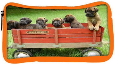 

Snoogg Eco Friendly Canvas Puppy'S Day Out Student Pen Pencil Case Coin Purse Pouch Cosmetic Makeup Bag (ORANGE) Pouch(Multicolor)