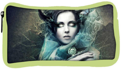 

Snoogg Eco Friendly Canvas Scary Woman Fantasy Designer Student Pen Pencil Case Coin Purse Pouch Cosmetic Makeup Bag (GREEN) Pouch(Multicolor)