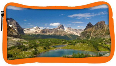 

Snoogg Eco Friendly Canvas Abstract Nature Of Small Lake Designer Student Pen Pencil Case Coin Purse Pouch Cosmetic Makeup Bag (ORANGE) Pouch(Multicolor)