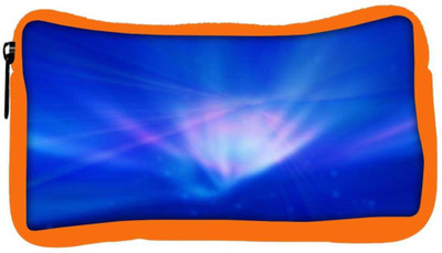 

Snoogg Eco Friendly Canvas Blue In Abstract Wide Designer Student Pen Pencil Case Coin Purse Pouch Cosmetic Makeup Bag (ORANGE) Pouch(Multicolor)
